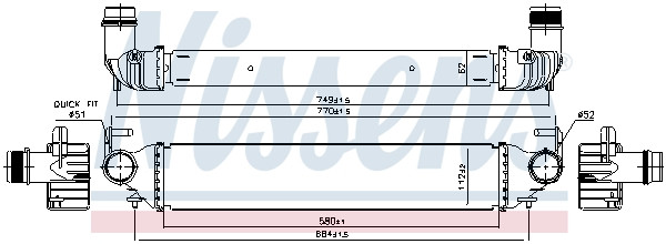 NISSENS Ladeluftkühler
