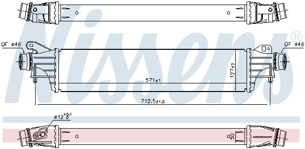 NISSENS Ladeluftkühler