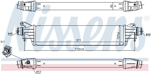 NISSENS Ladeluftkühler