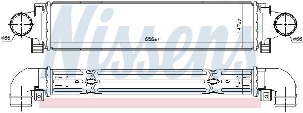 NISSENS Ladeluftkühler