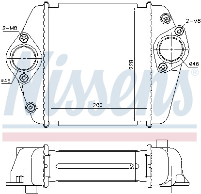 NISSENS Ladeluftkühler