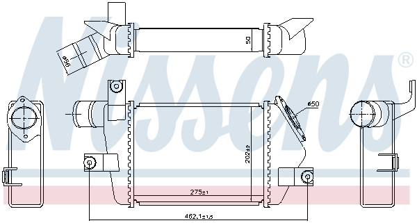 NISSENS Ladeluftkühler