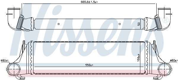 NISSENS Ladeluftkühler