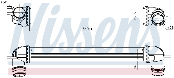 NISSENS Ladeluftkühler