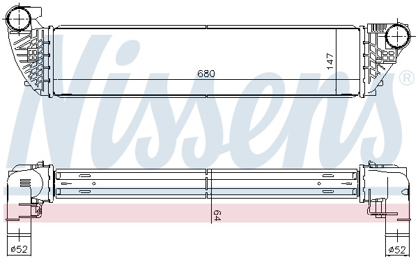 NISSENS Ladeluftkühler