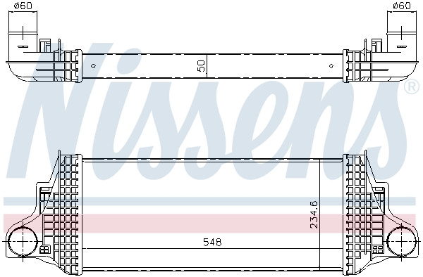 NISSENS Ladeluftkühler