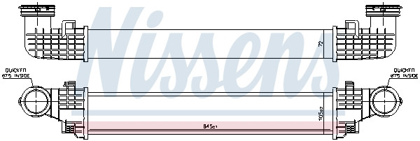 NISSENS Ladeluftkühler