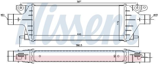 NISSENS Ladeluftkühler