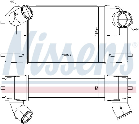 NISSENS Ladeluftkühler