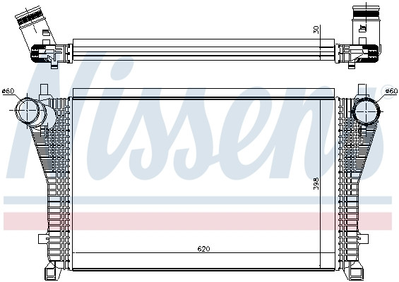 NISSENS Ladeluftkühler NISSENS Ladeluftkühler