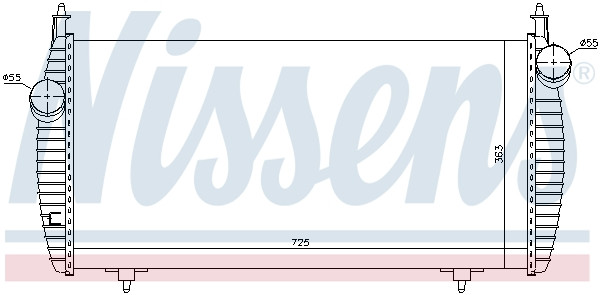 NISSENS Ladeluftkühler