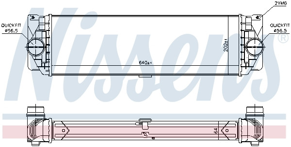 NISSENS Ladeluftkühler