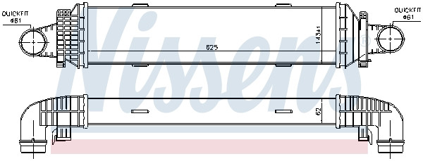 NISSENS Ladeluftkühler