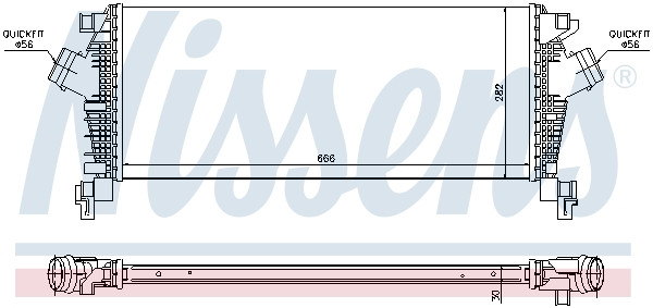 NISSENS Ladeluftkühler