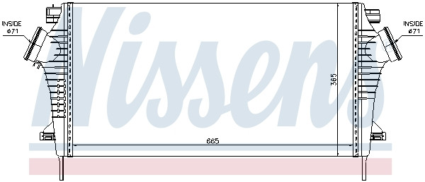 NISSENS Ladeluftkühler NISSENS Ladeluftkühler