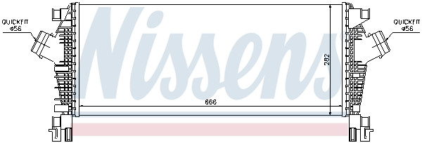 NISSENS Ladeluftkühler NISSENS Ladeluftkühler