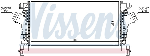 NISSENS Ladeluftkühler