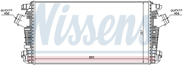 NISSENS Ladeluftkühler NISSENS Ladeluftkühler