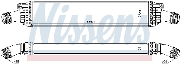 NISSENS Ladeluftkühler