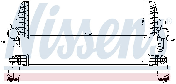 NISSENS Ladeluftkühler