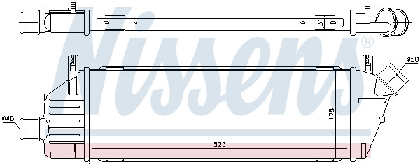 NISSENS Ladeluftkühler