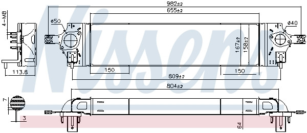 NISSENS Ladeluftkühler NISSENS Ladeluftkühler