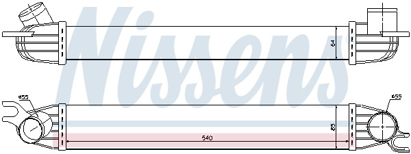 NISSENS Ladeluftkühler