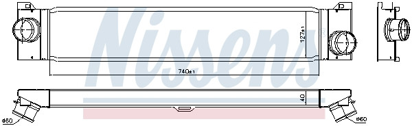 NISSENS Ladeluftkühler