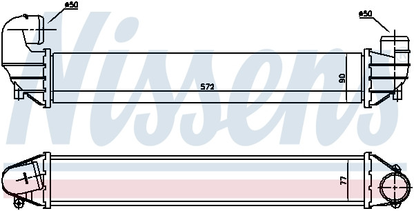 NISSENS Ladeluftkühler