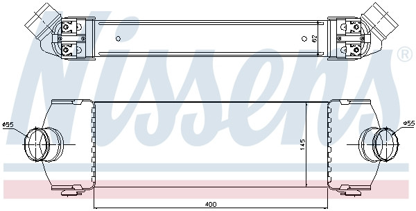 NISSENS Ladeluftkühler