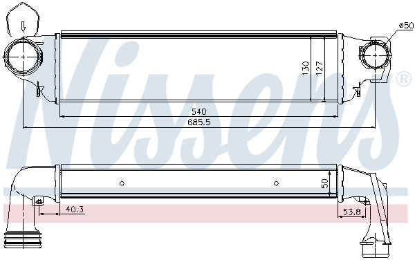 NISSENS Ladeluftkühler