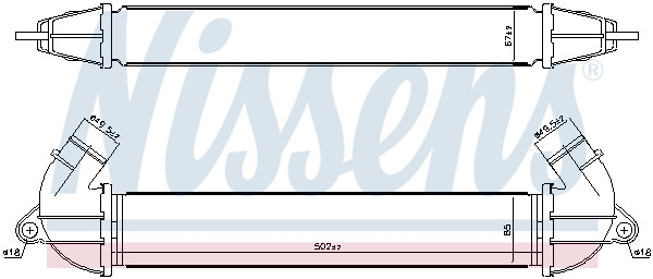 NISSENS Ladeluftkühler