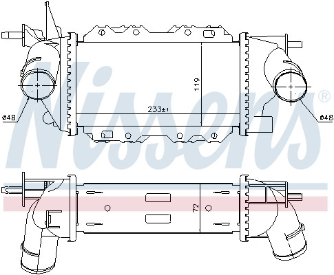 NISSENS Ladeluftkühler