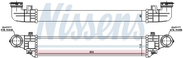 NISSENS Ladeluftkühler