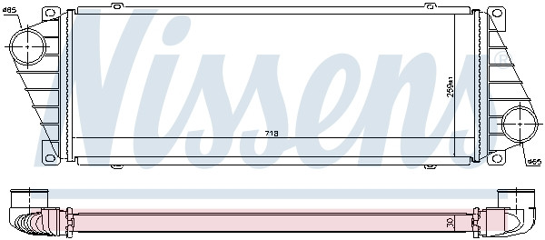 NISSENS Ladeluftkühler
