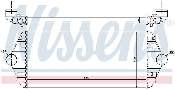 NISSENS Ladeluftkühler NISSENS Ladeluftkühler