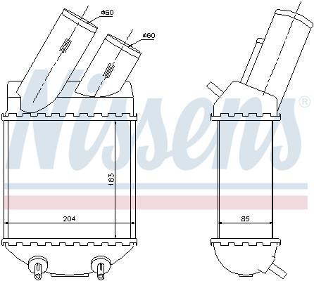 NISSENS Ladeluftkühler