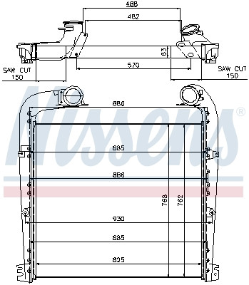 NISSENS Ladeluftkühler