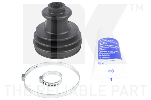 NK Faltenbalgsatz, Antriebswelle