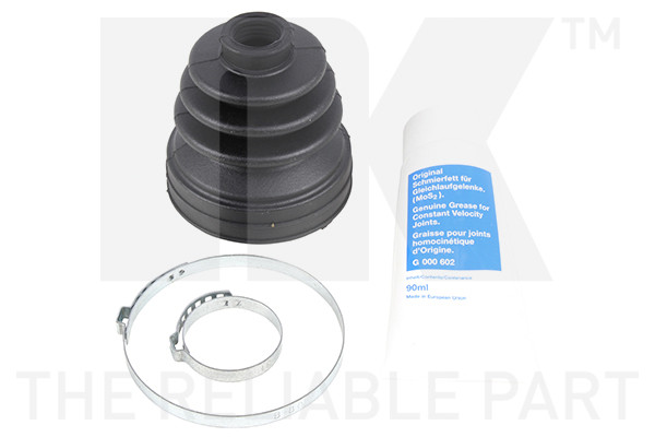 NK Faltenbalgsatz, Antriebswelle