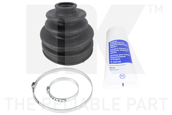 NK Faltenbalgsatz, Antriebswelle