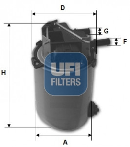 UFI Kraftstofffilter