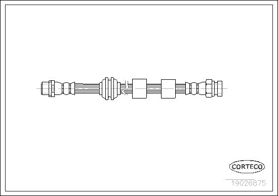 CORTECO Bremsschlauch CORTECO Bremsschlauch