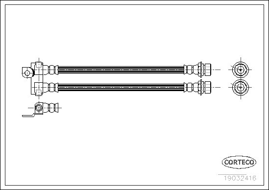 CORTECO Bremsschlauch