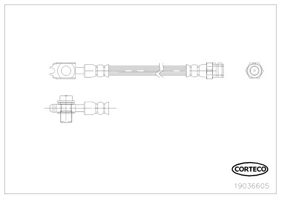 CORTECO Bremsschlauch