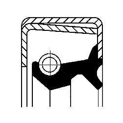 CORTECO Wellendichtring, Radnabe