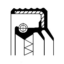 CORTECO Wellendichtring, Differential