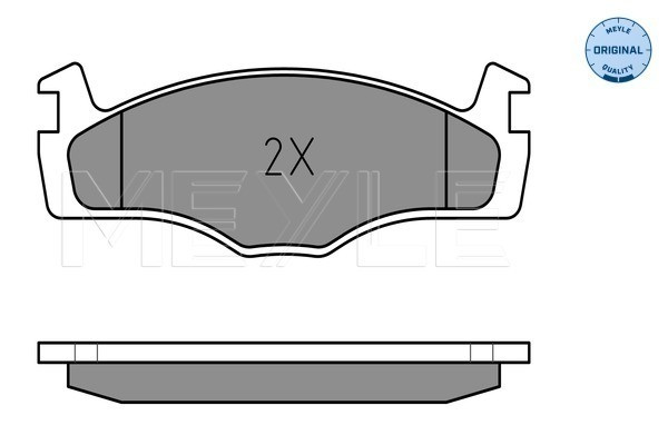 MEYLE Bremsbelagsatz, Scheibenbremse