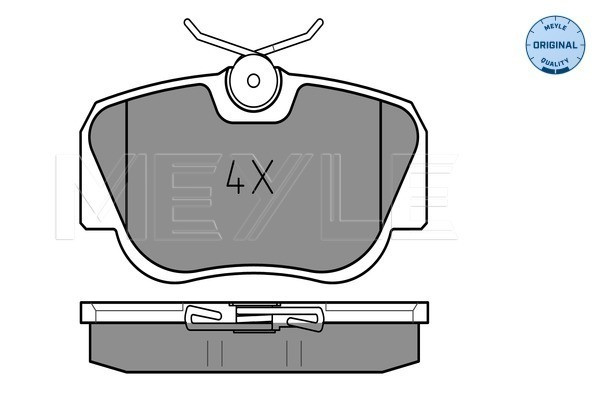 MEYLE Bremsbelagsatz, Scheibenbremse