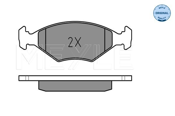 MEYLE Bremsbelagsatz, Scheibenbremse